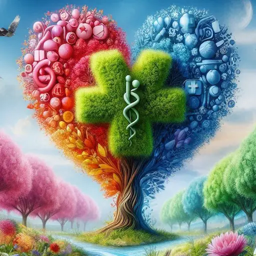 Medicina Sustentable - Imagen surrealista